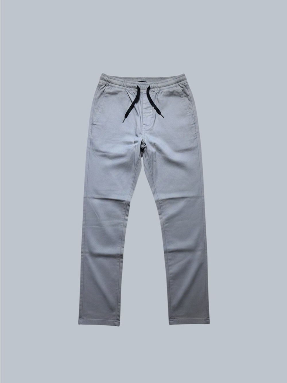 Zanerobe Light Gray Sweatpants with Black Drawstring